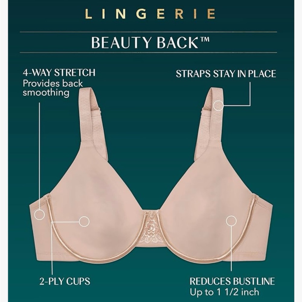 Vanity Fair Tan Full-Coverage Bra Intimates - Picture 4 of 4